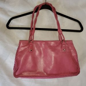 VINTAGE | Sigrid Olsen pink leather handbag